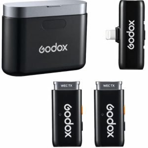Godox WES1 KIT2 2.5GHz Sistema de micrófono inalámbrico