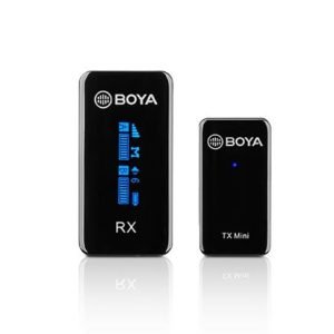 BOYA Mini Ultracompact 2.4GHz Dual-Channel Wireless Microphone System