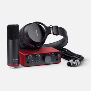 Focusrite Scarlett Solo Studio de 4ta Generación - Pack