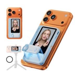 7RYMS - QSHOT V2 PRO Pantalla inalámbrica para selfie para Android/iPhone