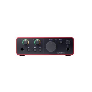FOCUSRITE - SCARLETT FOCUSRITE SOLO 4TA G. Interfaz de Audio USB